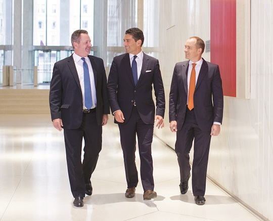 Left to right: P. Scott Gregorchuk, Keith Bloomfield, James McGrath
